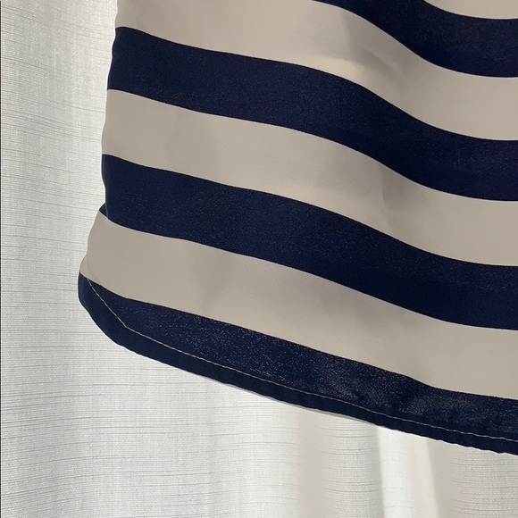 NWT ⚓️ Zara Blue White Striped Chic Shorts - Picture 3 of 4
